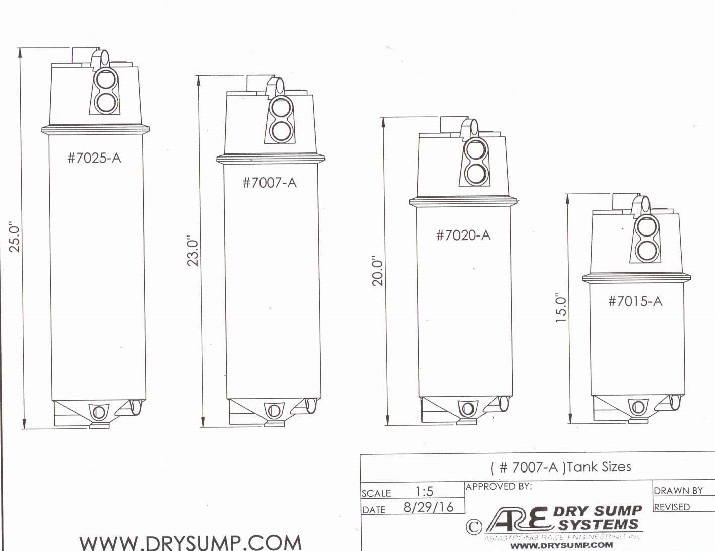 7007 A TankSizes